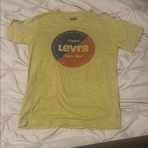 Levi's Yellow Retro Logo Short Sleeve Tee